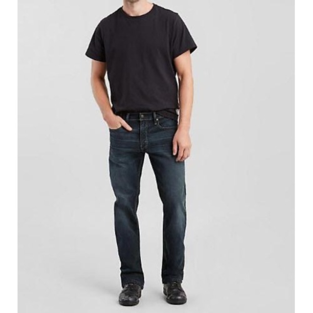 Levi's‎ Men's 559 Relaxed Straight Leg Stretch Jeans - Navarro Dark Wash - 44x30